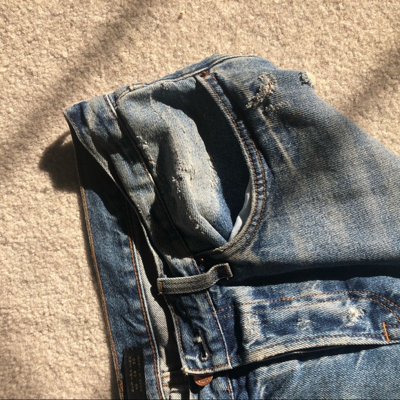 ZARA High Waisted Button Up Jeans - Picture 10 of 11